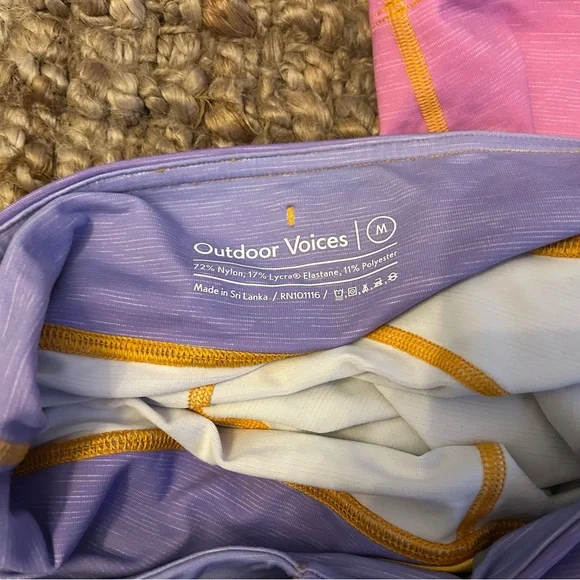 Outdoor voices Colorful Gradient 7/8 Legging-women’s size M-EUC - Picture 5 of 7